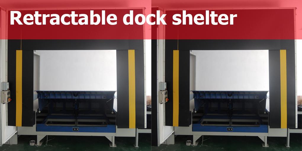 Retractable dock shelter